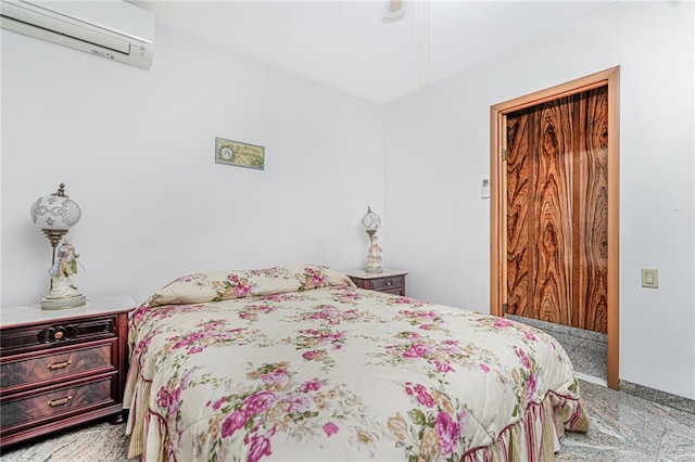 1519 71st St, Brooklyn, NY 11228 - bedroom with a wall unit AC and a ceiling fan