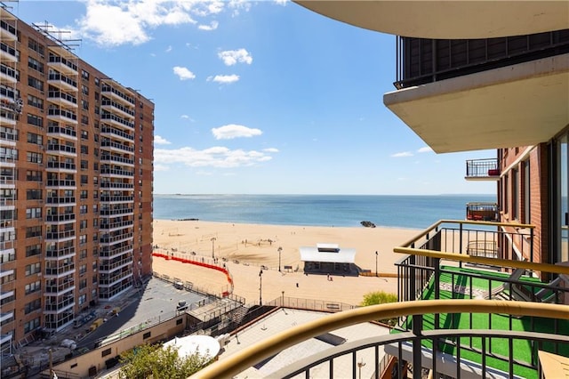 water view with local beach