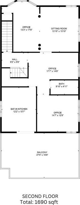 1401 74th St, Brooklyn, NY 11228 - room layout