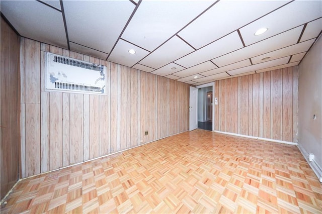 2327 E 16th St, Brooklyn, NY 11229 - finished below grade area featuring wood walls and baseboards