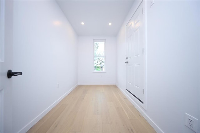 1238 77th St, Brooklyn, NY 11228 - unfurnished room with light wood-style floors and recessed lighting