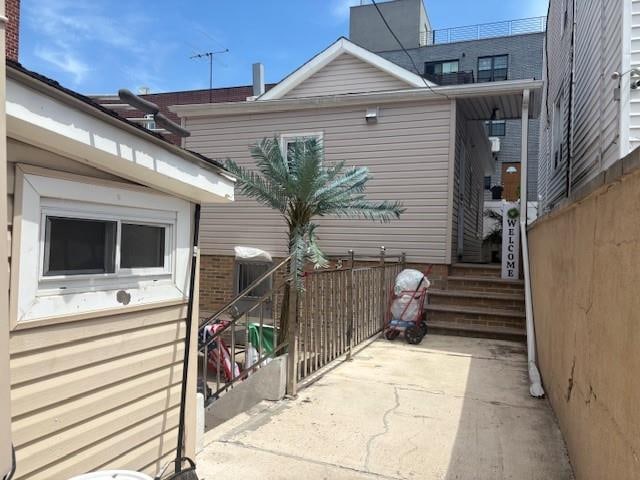 2349 W 12th St, Brooklyn, NY 11223 - view of patio / terrace featuring fence
