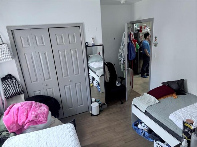 2349 W 12th St, Brooklyn, NY 11223 - bedroom featuring wood finished floors and a closet