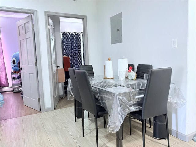 2349 W 12th St, Brooklyn, NY 11223 - dining area featuring electric panel