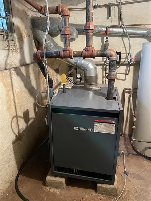 utilities featuring water heater
