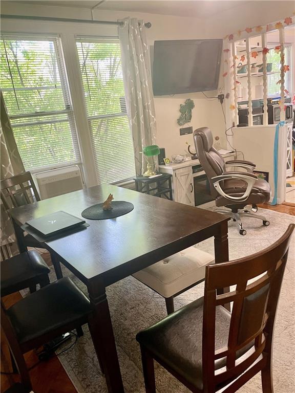 view of dining area