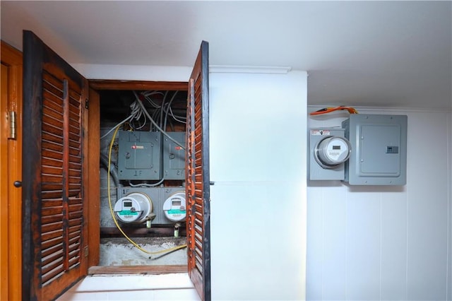 1214 74th St, Brooklyn, NY 11228 - detailed view of electric meter and electric panel