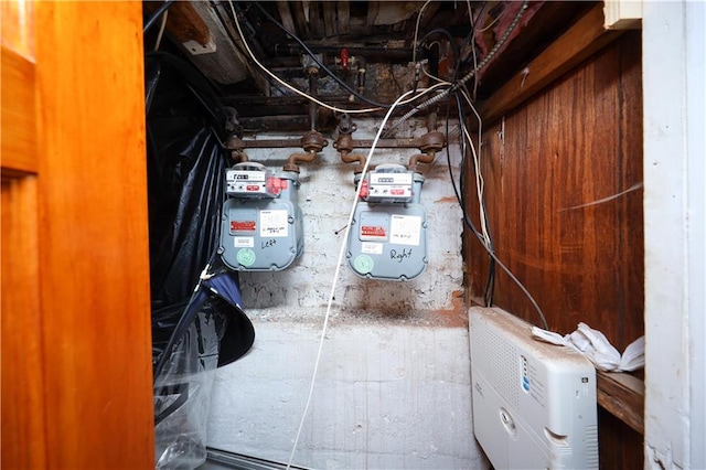 utilities featuring gas meter
