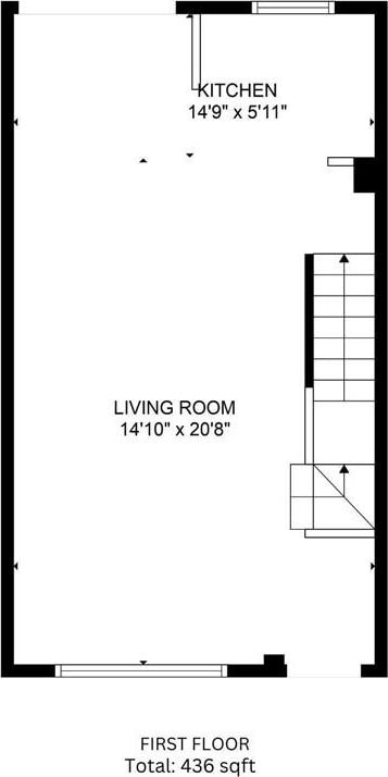 1155 Shore Pkwy, Brooklyn, NY 11214 - view of room layout