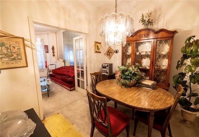 1777 Union St, Brooklyn, NY 11213 - carpeted dining space featuring a chandelier