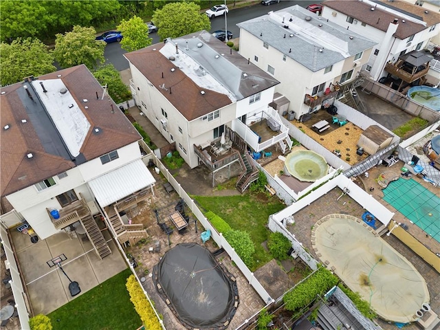 drone / aerial view