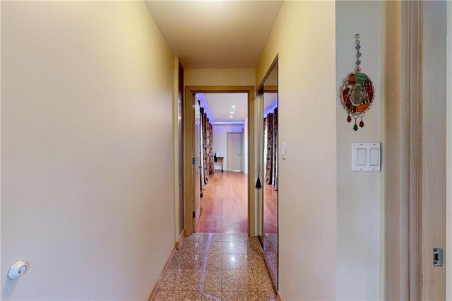 2291 E 21st St, Brooklyn, NY 11229 - corridor with granite tiled floors and baseboards