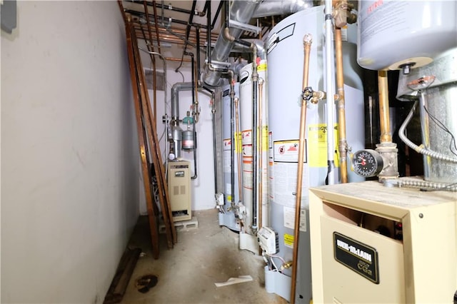 642 56th St, Brooklyn, NY 11220 - utility room with gas water heater