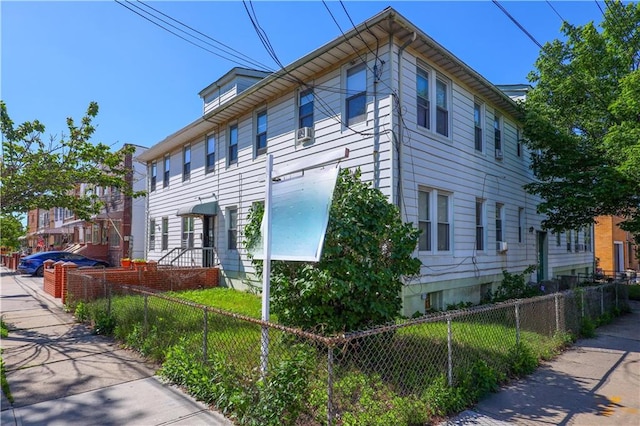 view of side of property