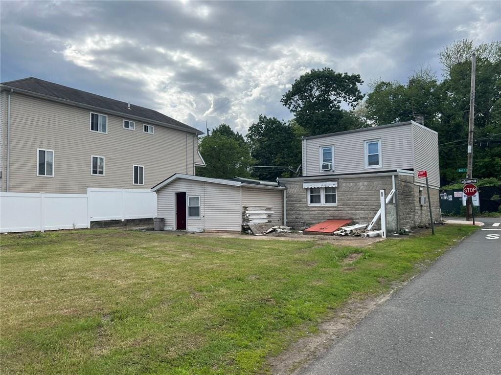 view of back of property
