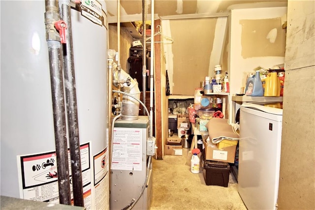 utilities featuring water heater