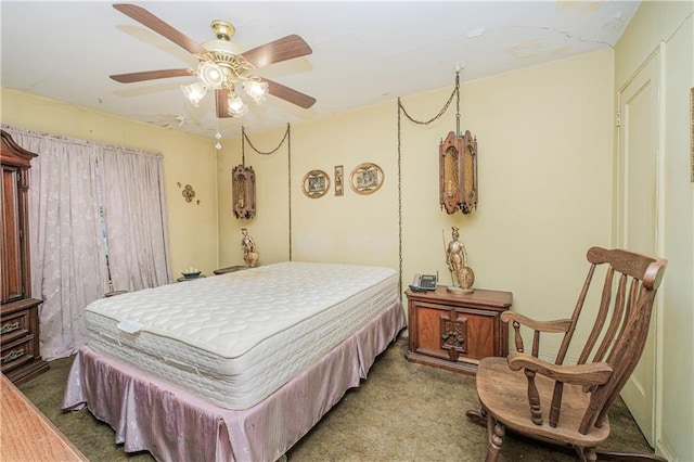 1333 Shore Pkwy Unit A, Brooklyn, NY 11214 - carpeted bedroom with ceiling fan