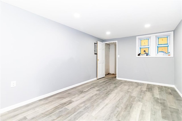 156 E 88th St, Brooklyn, NY 11236 - unfurnished room featuring wood finished floors and recessed lighting