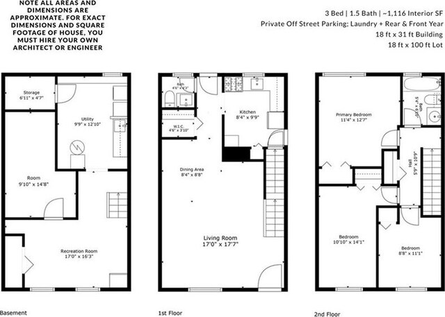 628 Thomas S Boyland St, Brooklyn, NY 11212 - floor plan / room layout