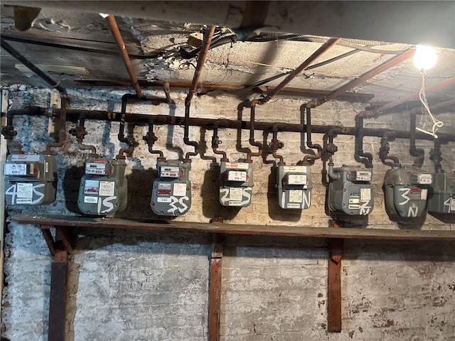 537 56th St, Brooklyn, NY 11220 - basement view of gas meter