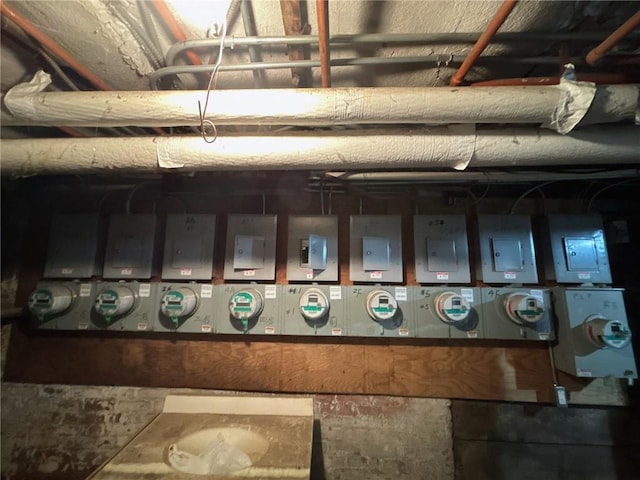 537 56th St, Brooklyn, NY 11220 - basement view of electric meter and electric panel