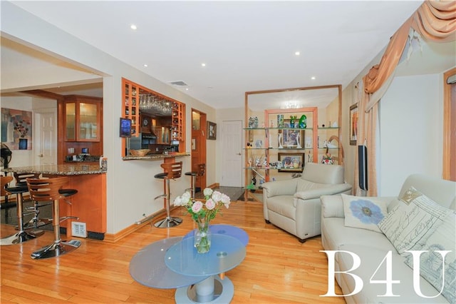 2544 E 64th St, Brooklyn, NY 11234 - living room with wood finished floors and recessed lighting