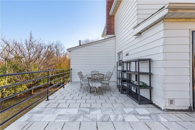 432 Neckar Ave, Staten Island, NY 10304 - view of patio with outdoor dining area and a balcony