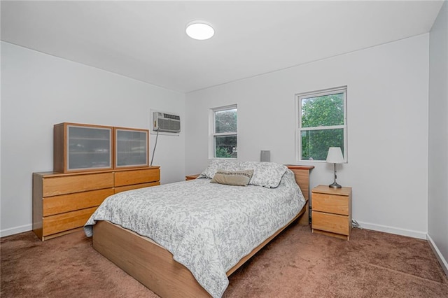 1929 E 36th St, Brooklyn, NY 11234 - bedroom with carpet floors, baseboards, and a wall unit AC
