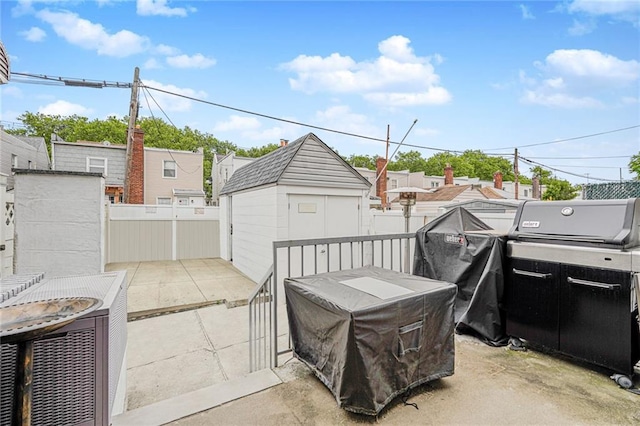 1929 E 36th St, Brooklyn, NY 11234 - fenced backyard with a patio and area for grilling