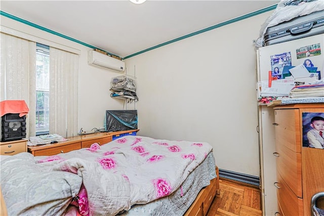 1922 E 16th St, Brooklyn, NY 11229 - bedroom featuring a wall unit AC