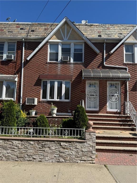 4515 Foster Ave, Brooklyn, NY 11203 - view of front of home featuring brick siding and cooling unit