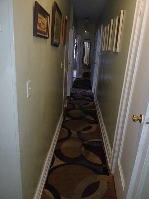 1358 E 35th St, Brooklyn, NY 11210 - hallway featuring baseboards