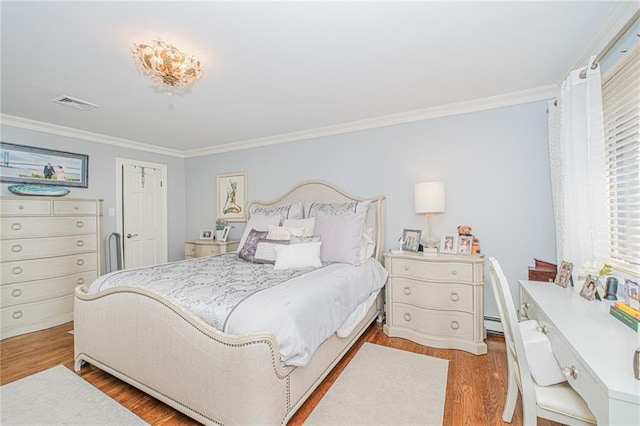 34 Burton Ave, Staten Island, NY 10309 - bedroom featuring ornamental molding and wood finished floors
