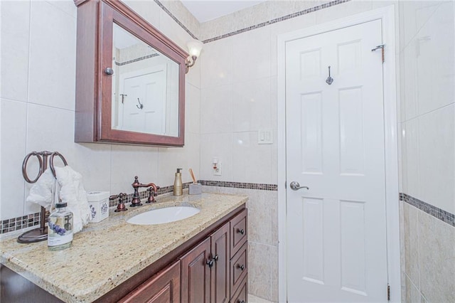 34 Burton Ave, Staten Island, NY 10309 - bathroom with tile walls and vanity