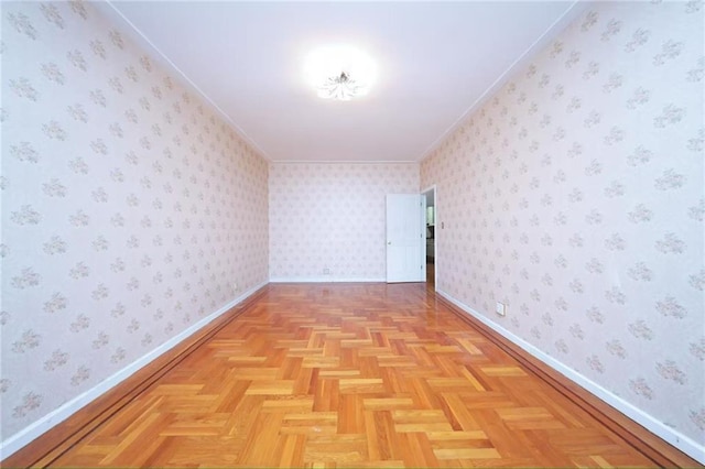 1543 W 1st St Unit D1, Brooklyn, NY 11204 - empty room with baseboards and ornamental molding