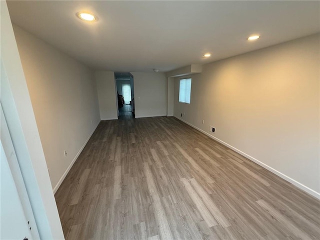 7 Georgetown Ln, Brooklyn, NY 11234 - spare room with wood finished floors, baseboards, and recessed lighting