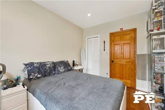 2077 Hendrickson St, Brooklyn, NY 11234 - bedroom featuring wood finished floors, recessed lighting, and a closet