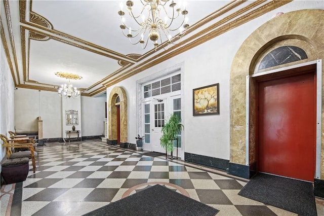 680 81st St Unit 1B, Brooklyn, NY 11228 - building lobby with ornamental molding