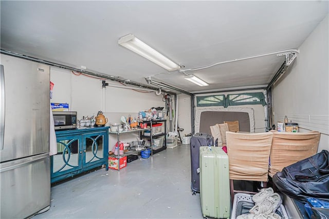 39 Morton St, Staten Island, NY 10306 - garage with freestanding refrigerator