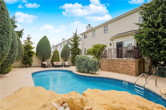 237 Swinnerton St, Staten Island, NY 10307 - swimming pool featuring a patio and an outdoor hangout area