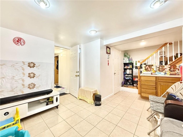 1871 W 8th St, Brooklyn, NY 11223 - interior space with light tile patterned flooring