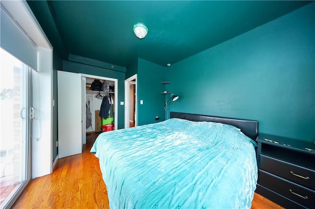 2543 W 16th St Unit C2, Brooklyn, NY 11214 - bedroom featuring a closet, wood finished floors, and a spacious closet