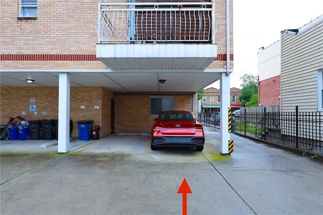 2543 W 16th St Unit C2, Brooklyn, NY 11214 - view of car parking featuring a carport