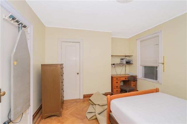 660 85th St, Brooklyn, NY 11228 - bedroom with crown molding and baseboards