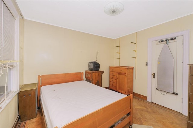 660 85th St, Brooklyn, NY 11228 - bedroom featuring crown molding