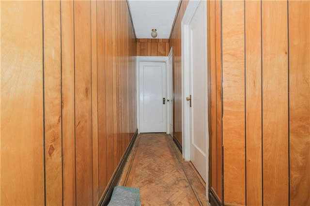 660 85th St, Brooklyn, NY 11228 - hallway with wooden walls