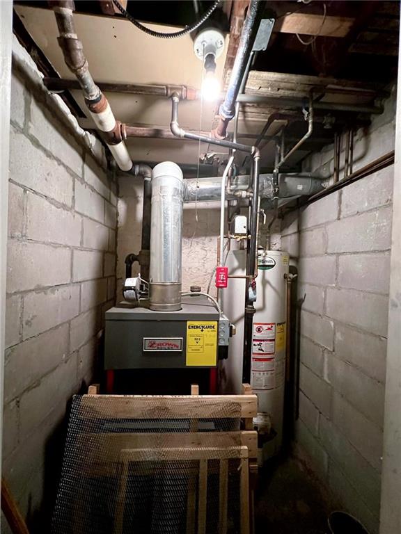 1566 E 46th St, Brooklyn, NY 11234 - utility room with water heater