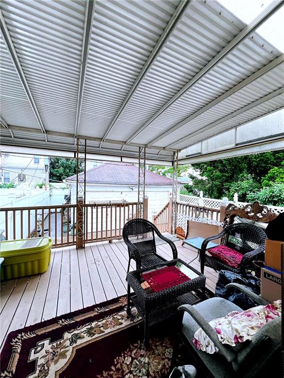 1566 E 46th St, Brooklyn, NY 11234 - view of wooden deck