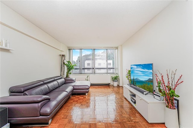 755 Narrows Rd N Unit 602, Staten Island, NY 10304 - living room featuring radiator heating unit