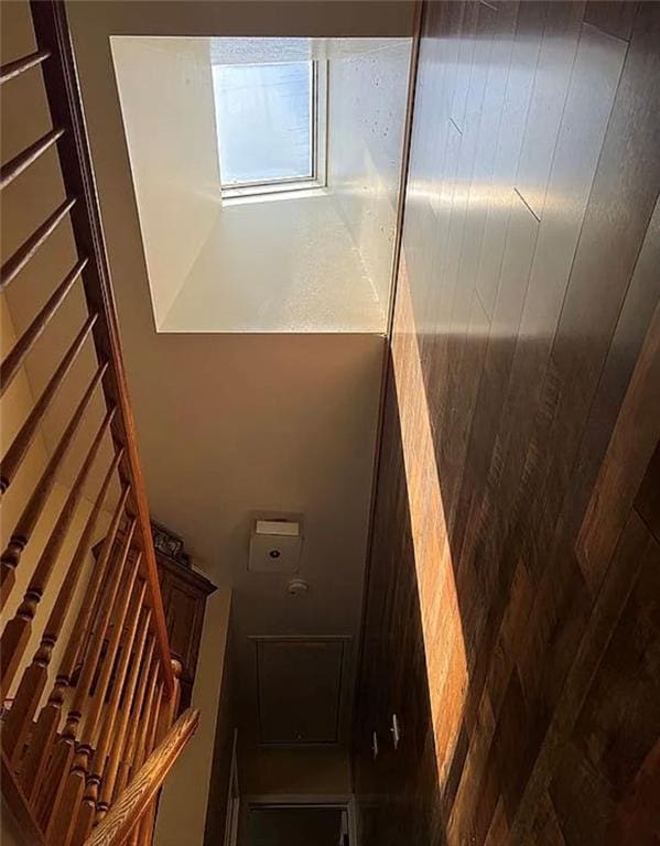 2054 Richomond Ave, New Springville, NY 10314 - stairway with wooden walls